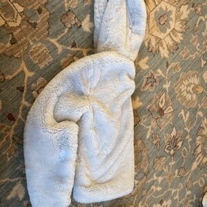 Cozy under armor fuzzy soft fleece coat children size YLG